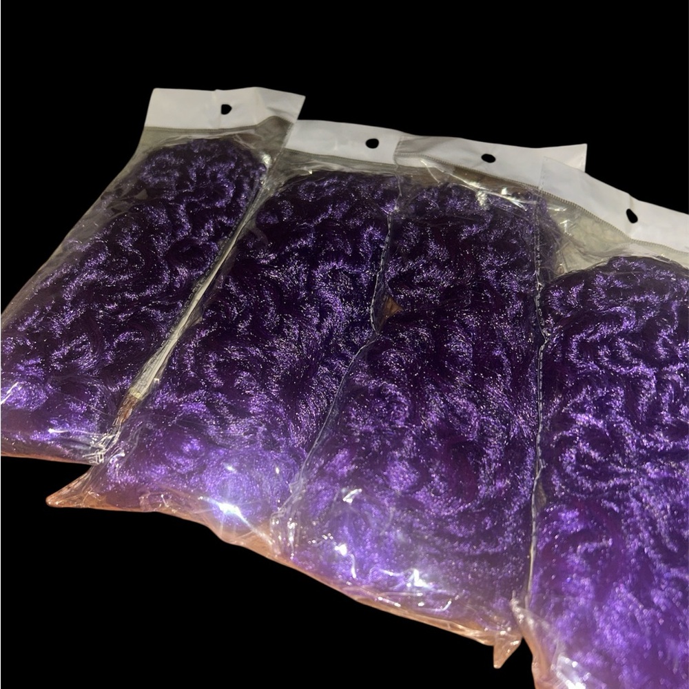Purple Synthetic Dreadlock Extensions - Picture 4 of 5